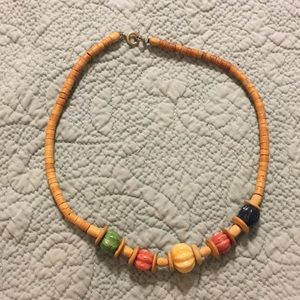 Wooden necklace